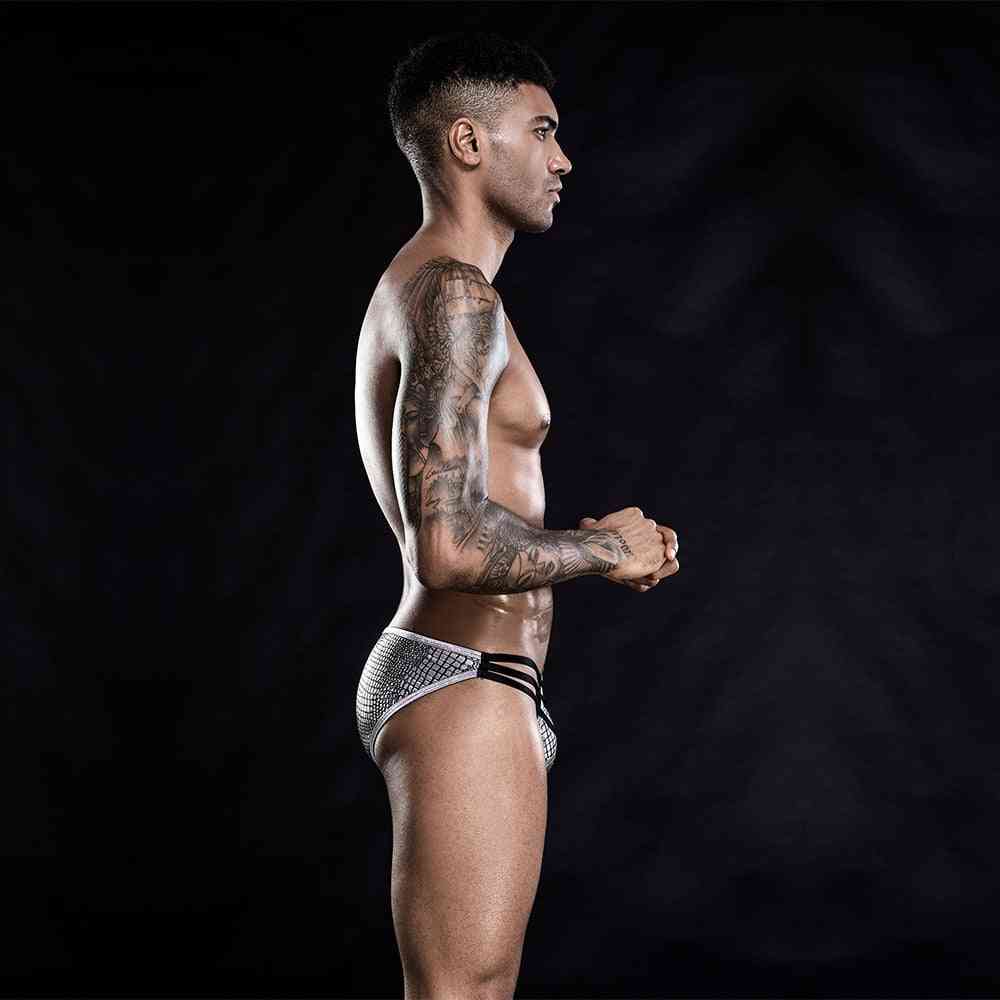 Men Sexy Sports Briefs - Gay Bar Dance Perform T-back Costume