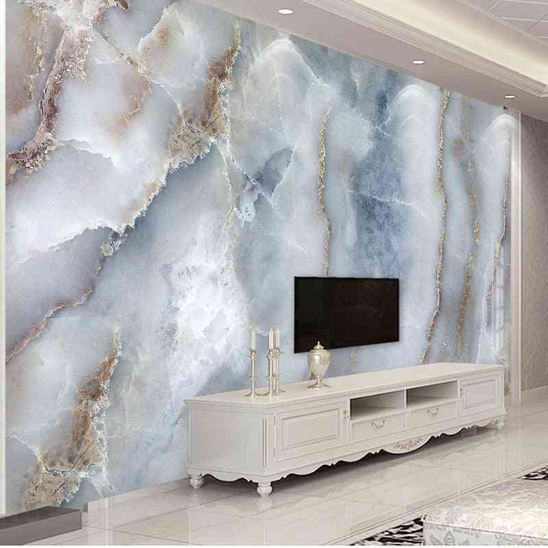 Abstract Marble Stone Wall Cloth, Living Room, Sofa & Tv Background Decorative Wallpaper Waterproof - 1sq Meter