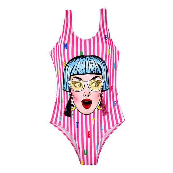 Children Swimsuit, Personality Girl Cartoon Design Swimwear