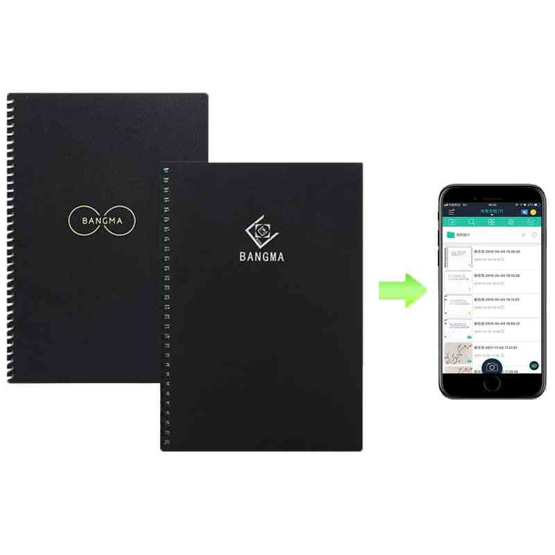 Smart Reusable Waterproof Notebook With Cloud Storage App Connection For Kids