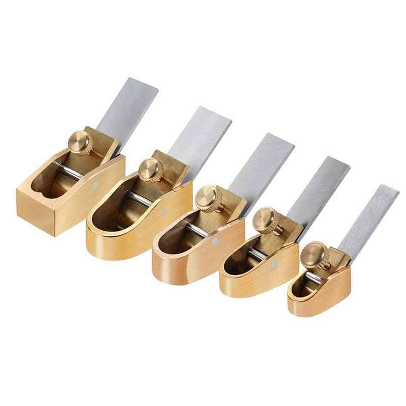 Woodworking Plane Cutter Set-curved Sole Metal Copper Luthier Tool For Violin, Viola, Cello And Wooden Instrument