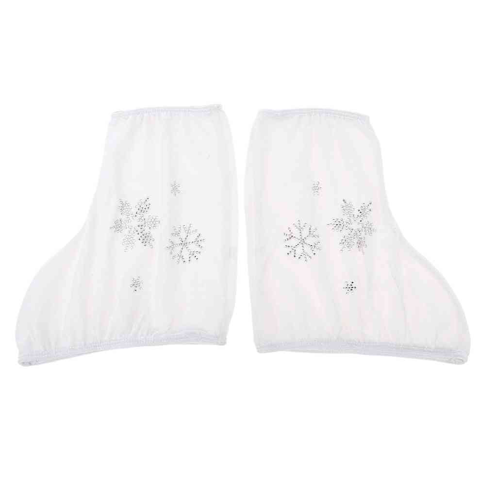 Snowflakes Printed Ice Skate Boots Cover