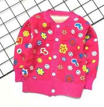 Cardigan tricoté automne hiver pour enfants