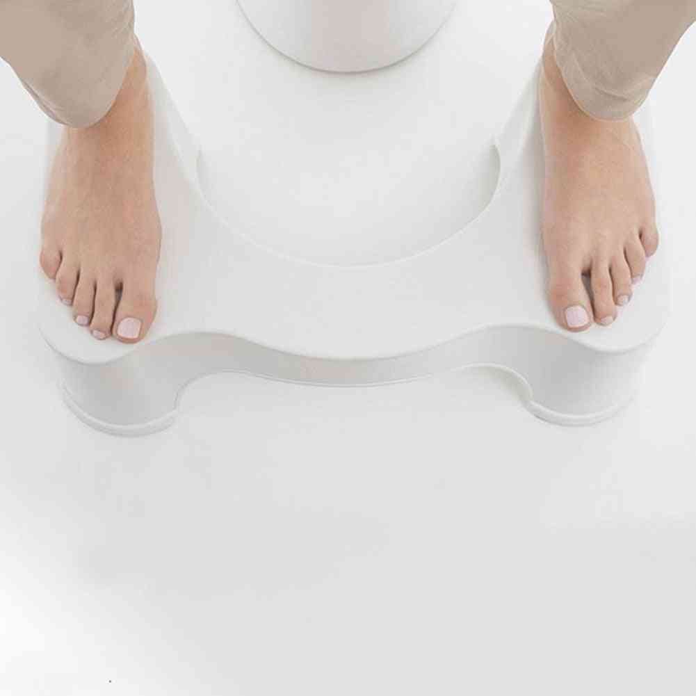 Tabouret de toilette en plastique, tabouret accroupi anti-constipation