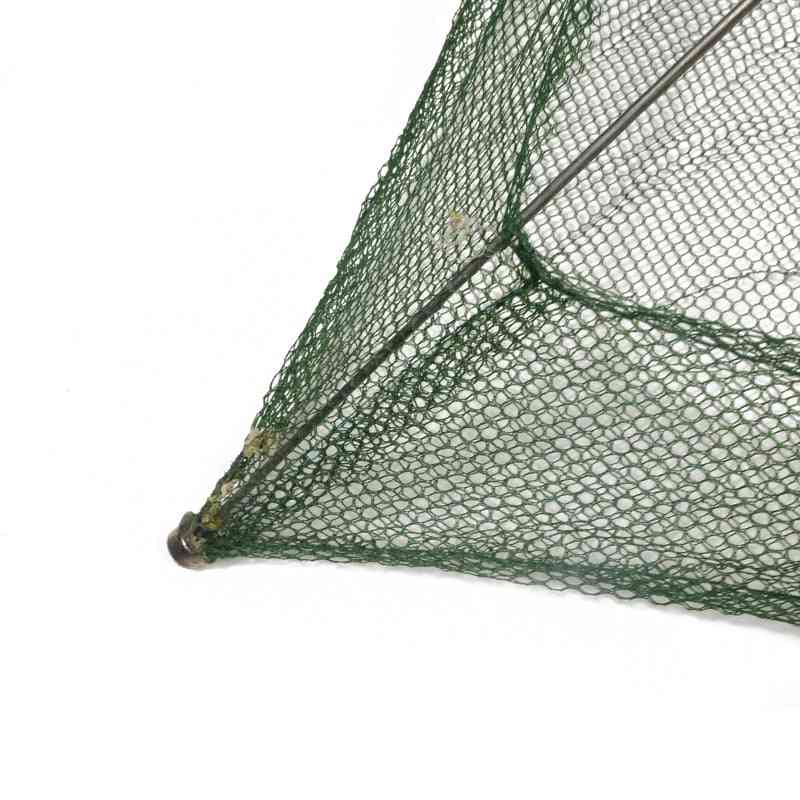 Rede de armadilhas de rede de pesca quadrada para pescar camarão caranguejo pequena ferramenta