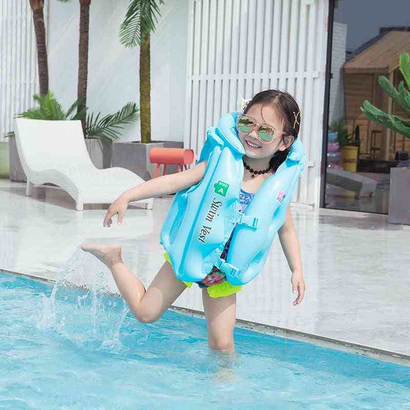 Redningsvest svømning jakke, oppustelig flyde, lære at svømme sejlsport til baby, børn