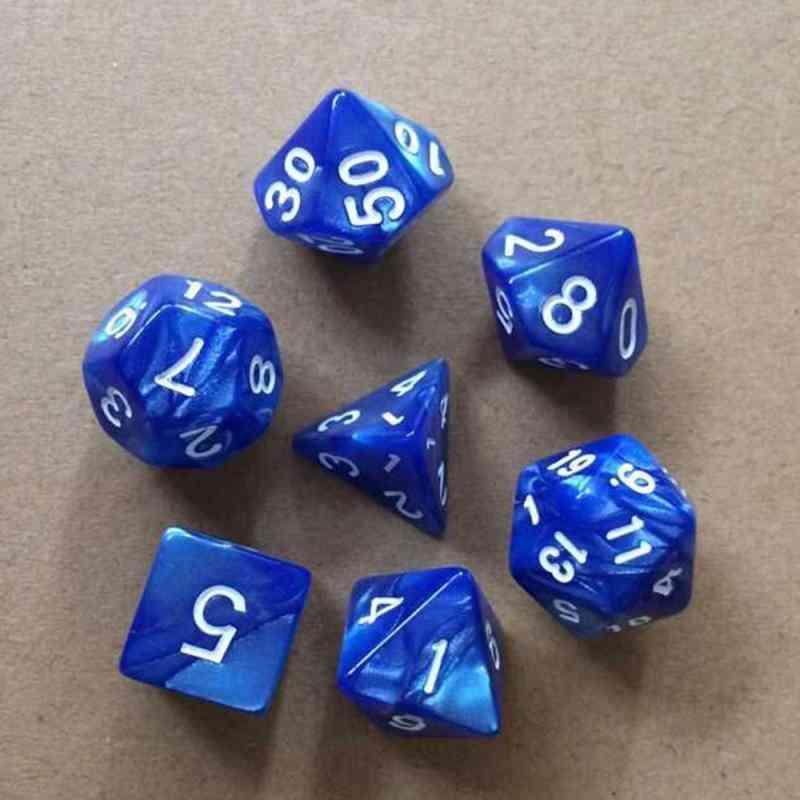 Multifaceted Dice, Polyhedral Trpg Games Set, Board Entertainment