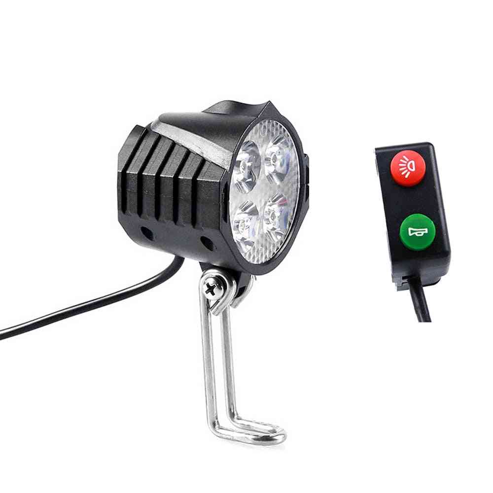 Electric Bicycle Led Light With Horn Switch