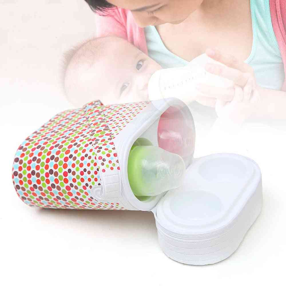 Cartoon Portable Baby Bottle Insulation Mummy Handbag, Milk Thermal Food Warm Bags