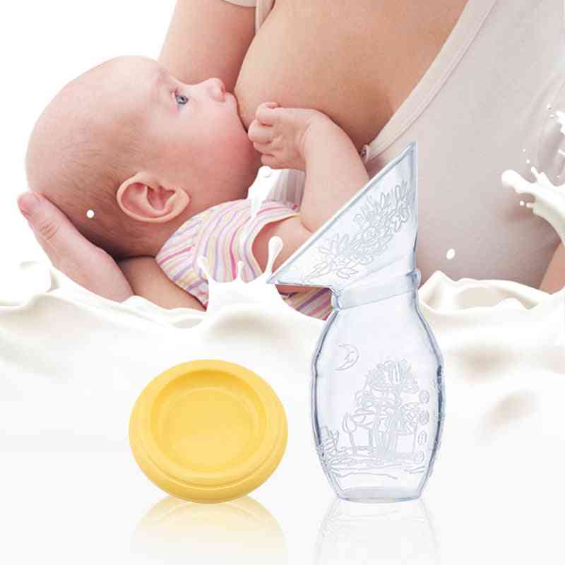 Muttermilch-Sammlerhalter Wochenbett-Stillpumpe, Baby-Stillflasche