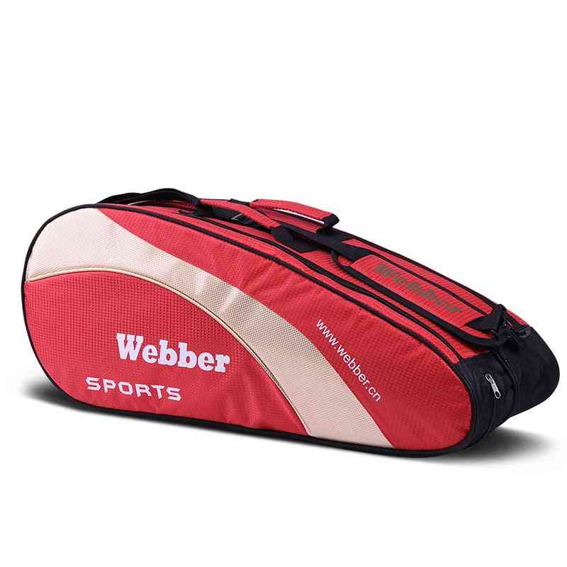 Athlete's Sports Training Bag For Storing Badminton Rackets