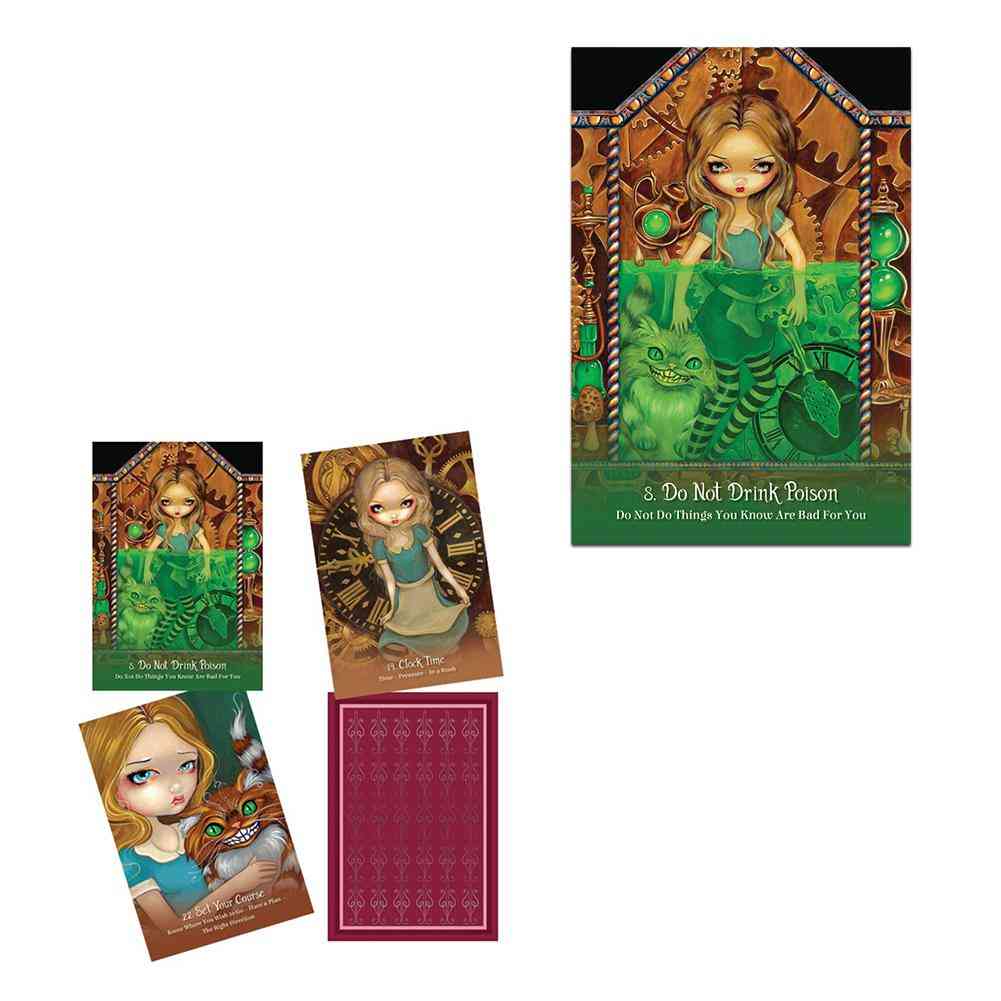 Die Wunderland Orakel Tarotkarten für Familienkinder Spiel