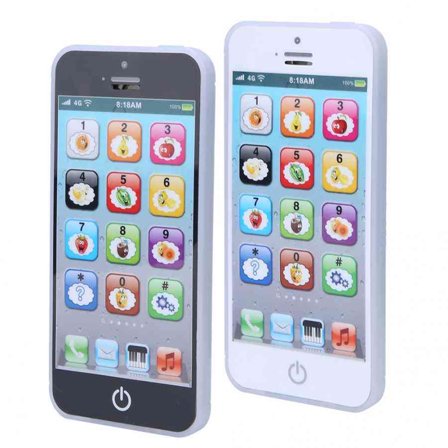 Baby Smart Touch Screen Mobile Phone With Led Early English Learning Machine Toy For Child