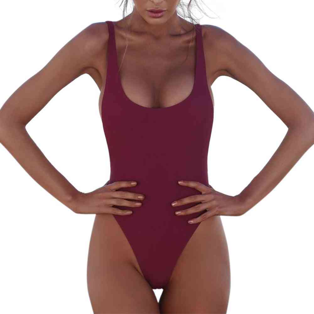 Women Swimsuit Swimwear, Backless Bathing Suit
