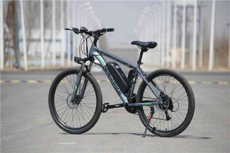 Elektromos hegyi kerékpár, lítium akkumulátoros e-bike 26-27 hüvelykes sebességű elektromos kerékpár
