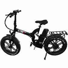 Electric Fat Bike, Motor 20 Inch 4.0 Tire- 15.6a Lithium Battery Folding E-bike