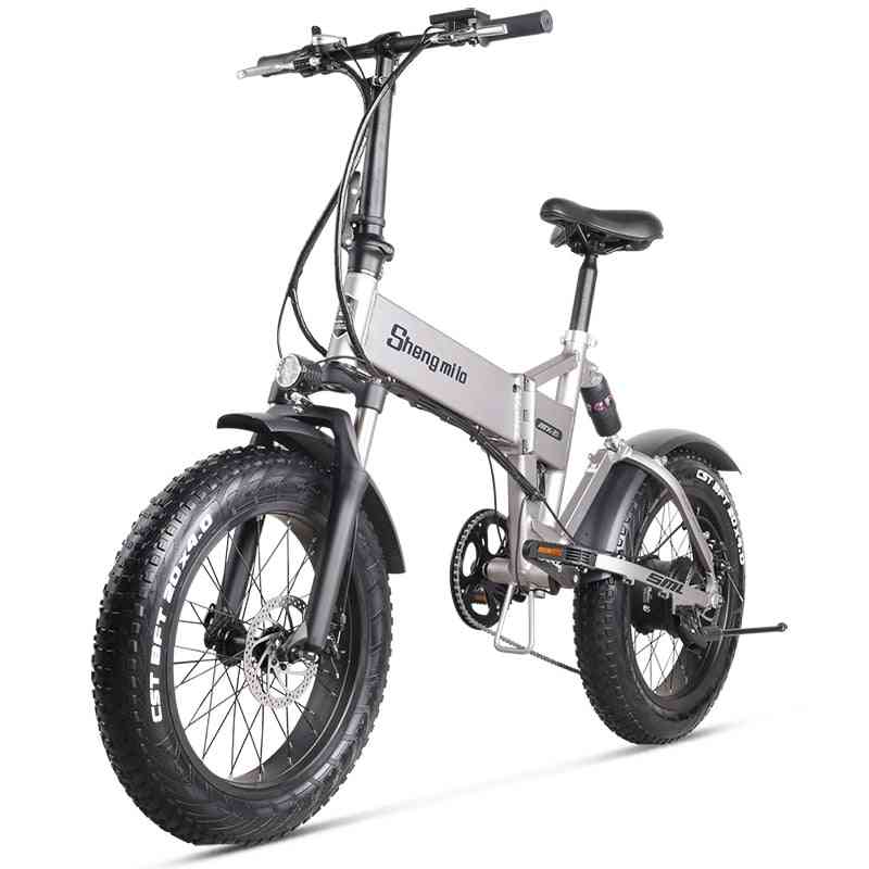 Bicicletă electrică montană pliabilă de 500w, 4.0, 48v