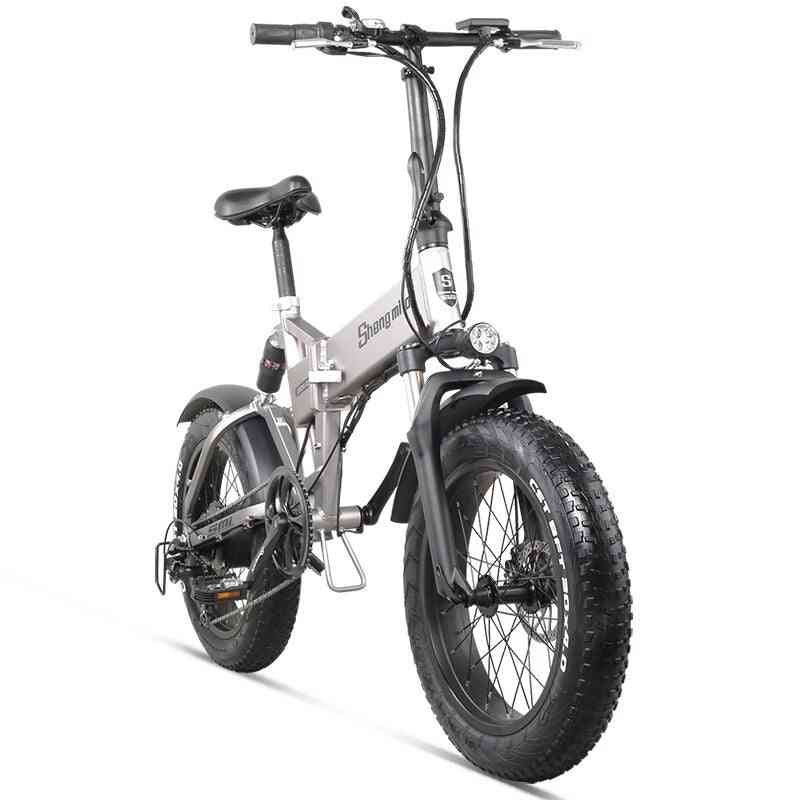 500w, 4.0, 48v Foldable Electric Mountain Bicycle