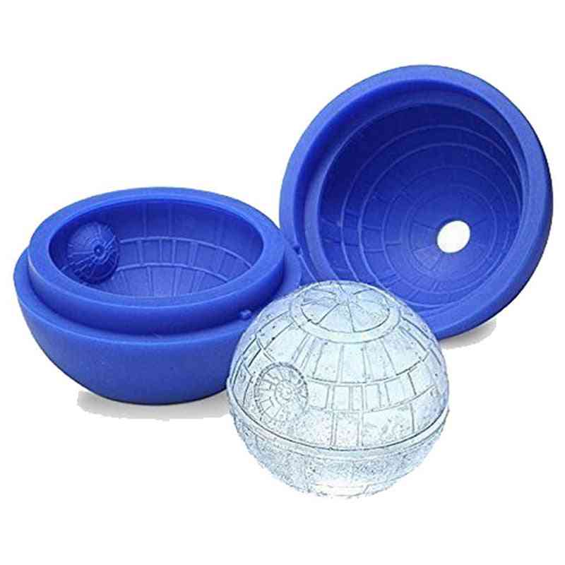 Useful Silicone Round Ball Shape Ice Cube Tray