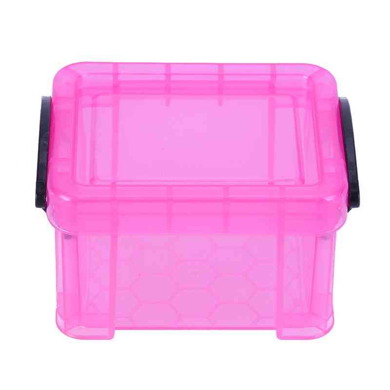 Mini Storage Box With Double Buckle Design For Small Articles/objects