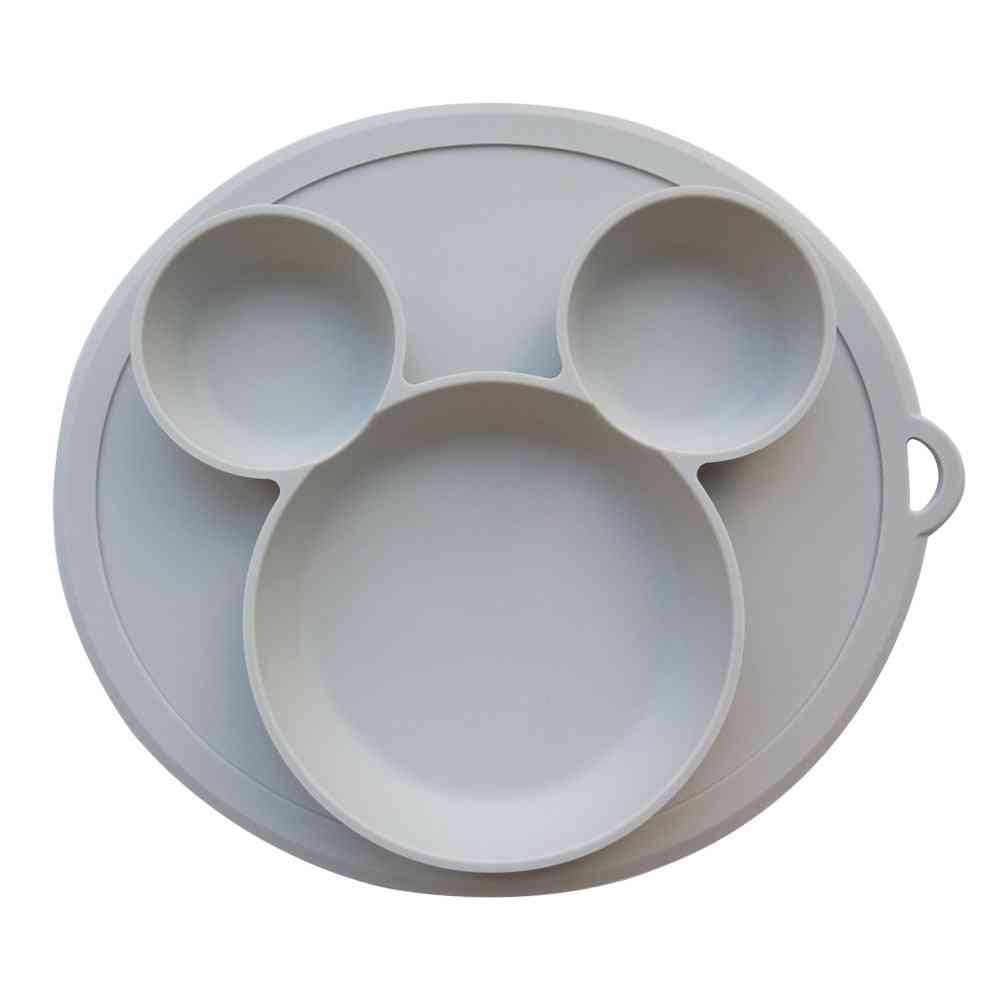 Baby Silicone Bowl Plates Feeding Silica Gel Dishes & Tableware