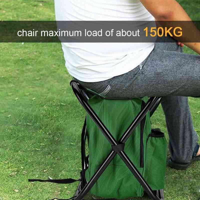 Venkovní rybářská židle stolní taška, skládací kempingová stolička