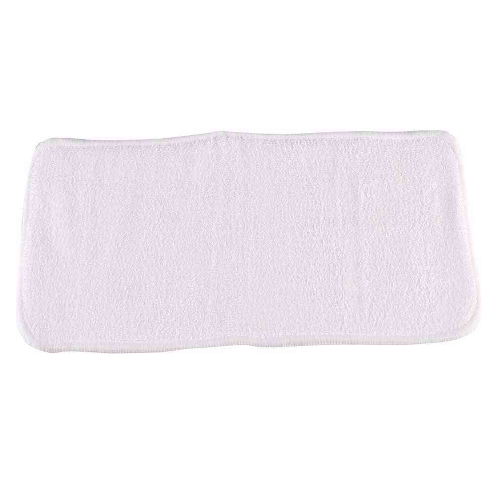 Perive pelene za dječju tkaninu za višekratnu upotrebu, umeci za pelene od 3 sloja od mikrovlakana