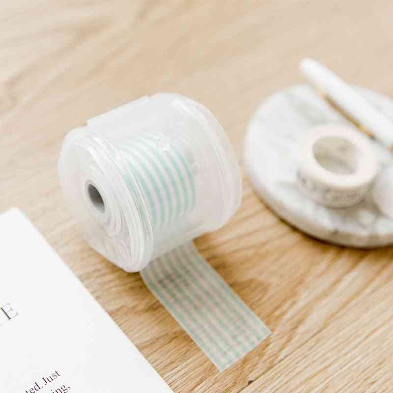 Cortador de cinta washi simple, soporte transparente