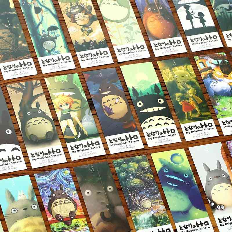 Cartoon Totoro Bookmark Set