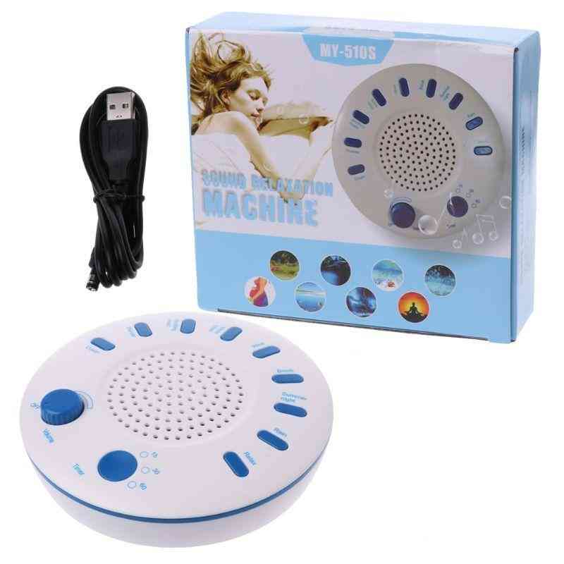 Slaap witte ruis machine draagbare geluidstherapie voor baby volwassen slaap- en ontspanningsgeluiden apparaat