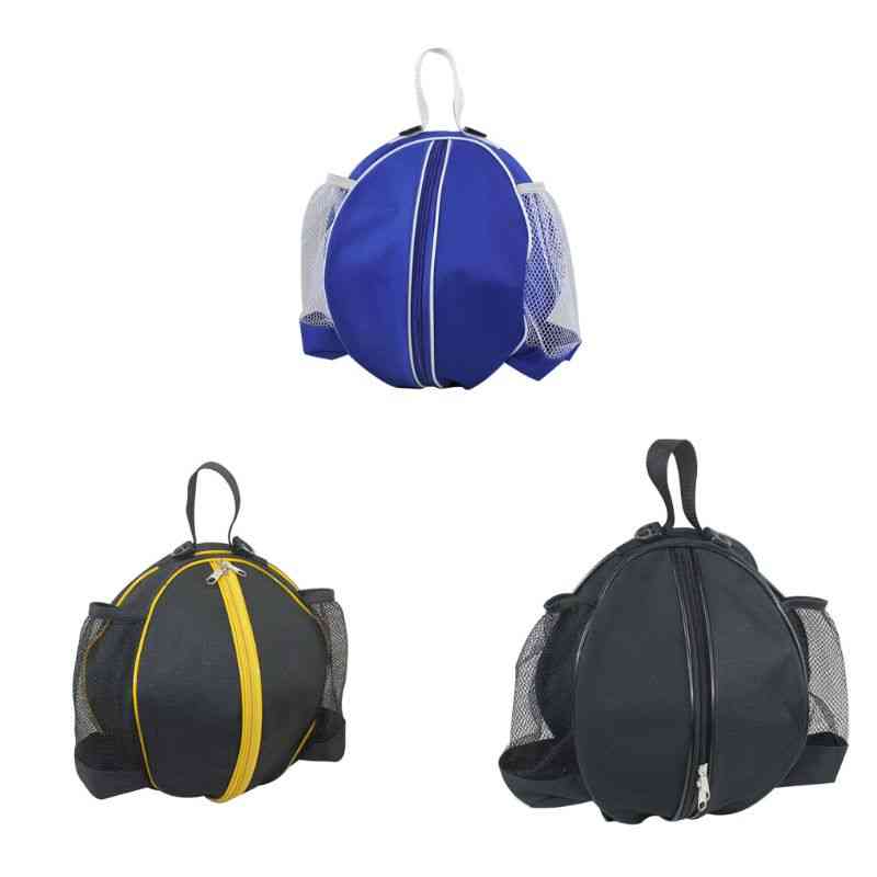 Sport Bag Basketball, Football & Volleyball Backpack, Handbag Round Shape Adjustable Shoulder