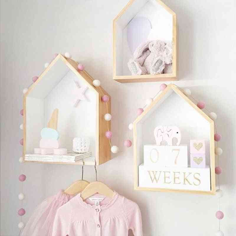 Käsintehty macaron-värinen pallokoriste vauvan lasten teltalla, huonekalutarvike, seinäriipus