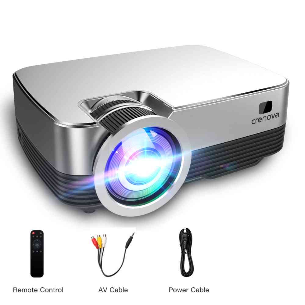 Os Video Projector, Cinema Movie Beamer, Native Resolution With Wifi Bluetooth