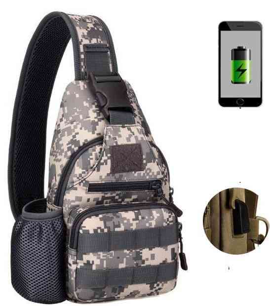 Usb Charge Military Bag, Tactical Backpack Shoulder Climbing Travel Hiking Trekking Bags