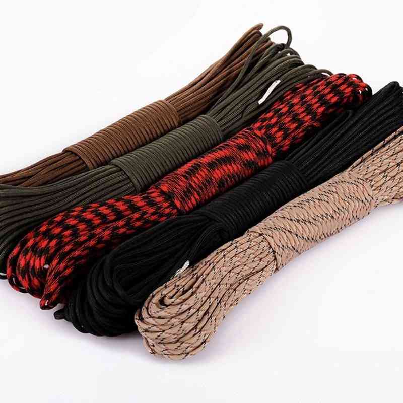 Paracord Parachute Cord Lanyard Rope, Mil Spec Type-iii 7 Strand For Camping / Climbing