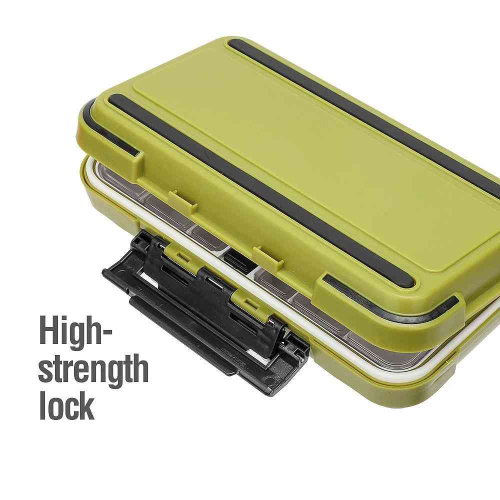 Fishing Tackle Box, Waterproof Double-side Bait Lure Hooks Storage Boxes
