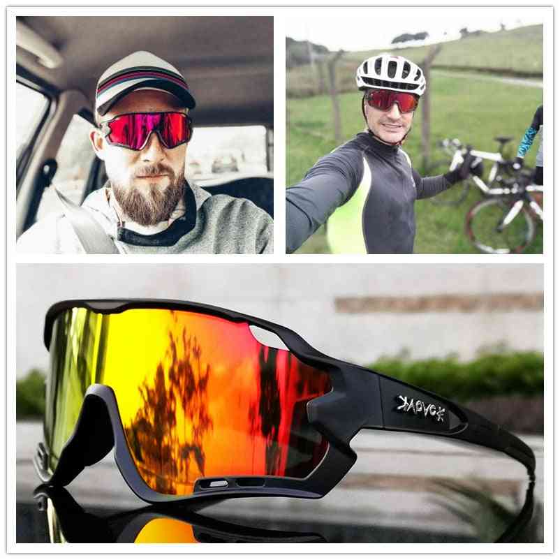 Cycling Sunglasses, Men & Women Mtb Bicycle Eyewear Goggles Photochromic Polarized
