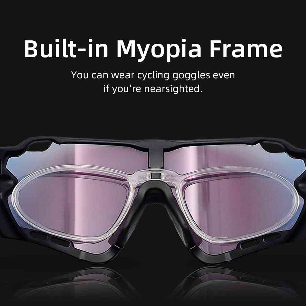 Cycling Sunglasses, Men & Women Mtb Bicycle Eyewear Goggles Photochromic Polarized