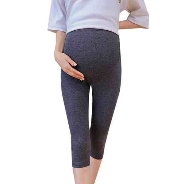 Tynd modal skinny barsel legging, sommer hot slank elastisk talje for gravide kvinder