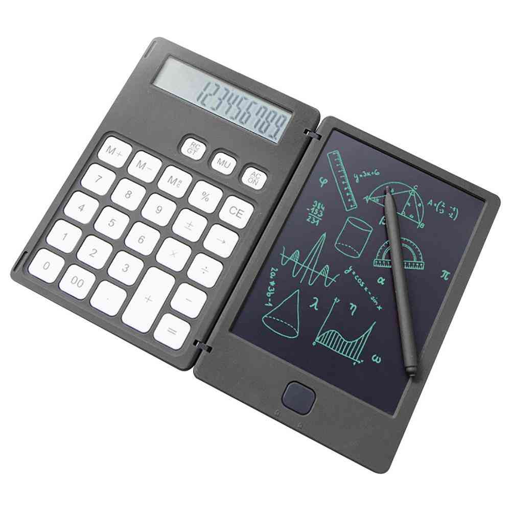 Lcd Writing Tablet With Calculator -digital Drawing, Electronic Handwriting Pad