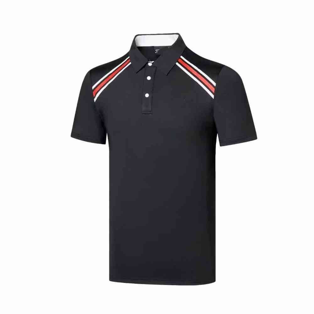 Summer Short Sleeve Golf T-shirt, Men Outdoor Sport Leisure Clothes