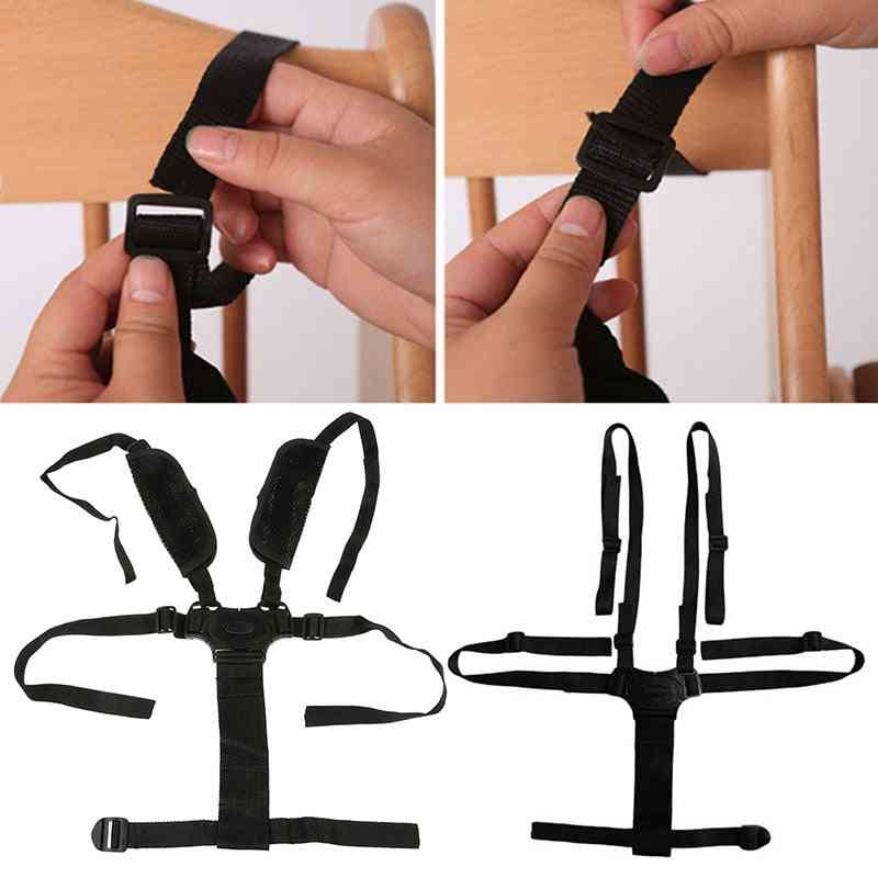 Universal 5 Point Harness-baby Safety Belt For Stroller/high Chair