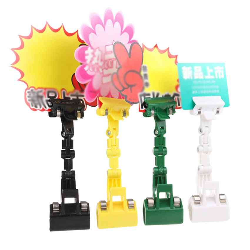 Double Head Rotatable Picture Copy Holder Painting Clip Clamp