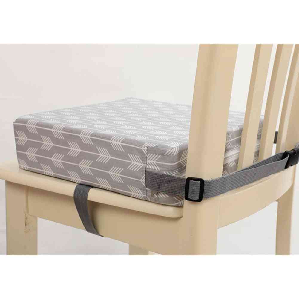Portable Kids Chair Booster Seat Cushion With Belt