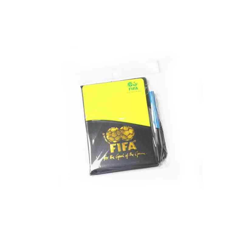 Soccer Referee Cards With Coin, Whistle And Pencil Kit