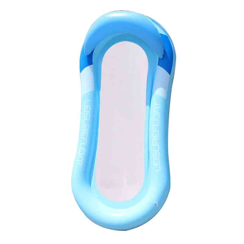 Shade Floating Bed Swimming Tube Inflatable Float Swim Ring Air Mat Pool Raft