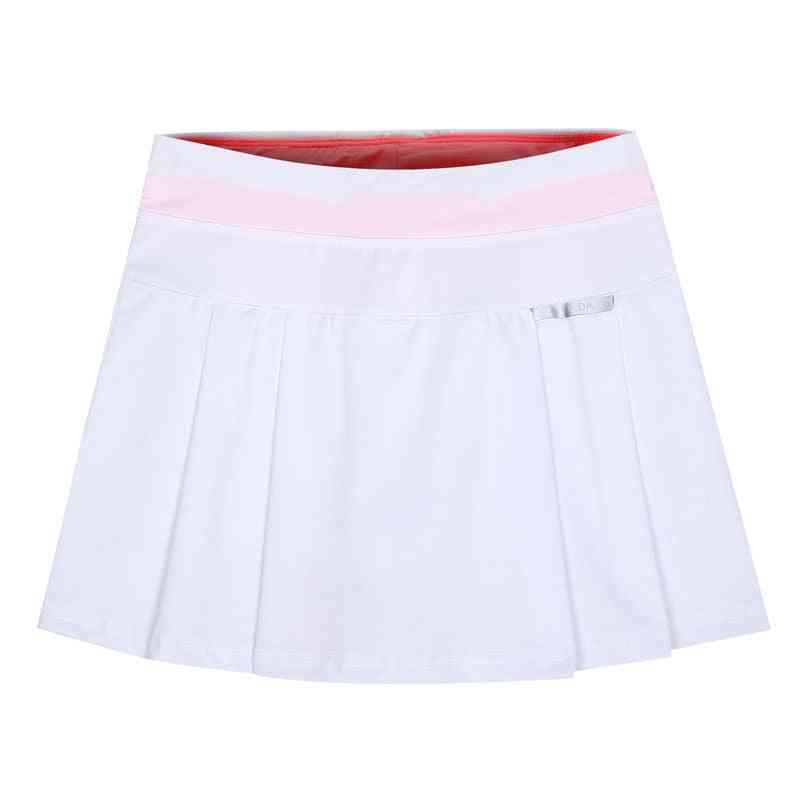 Kvinnotennis kjol, badminton shorts anti-exponering fitness träning