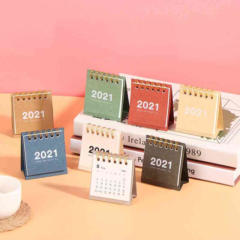 Mini Desk Calendar, Creative Desktop Ornaments, Portable Work Note