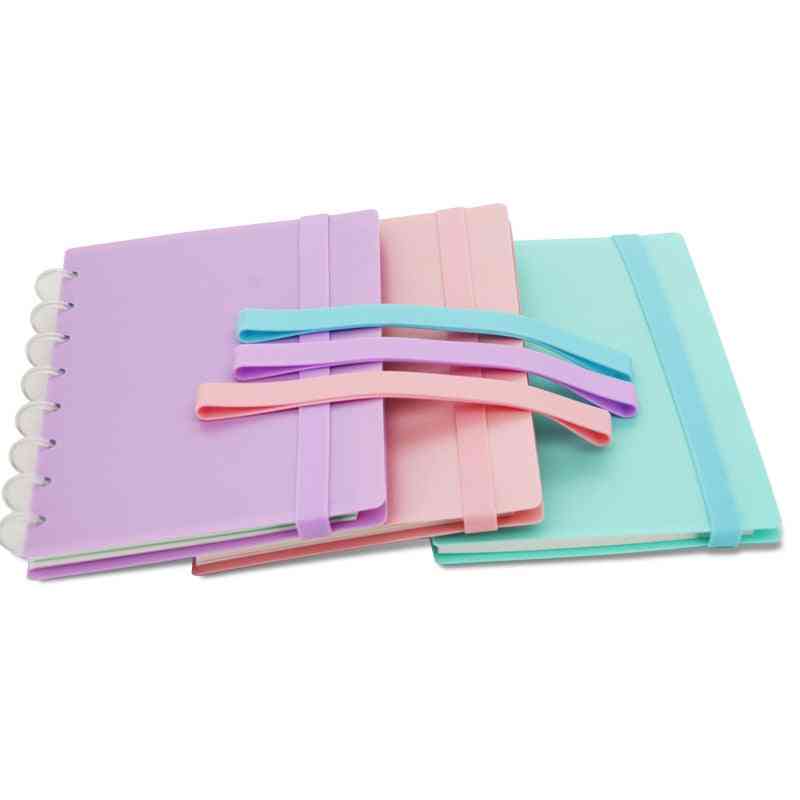 Mushroom Hole Notebook Planner, Office Accessories, A5 6 Ring Binder Diar