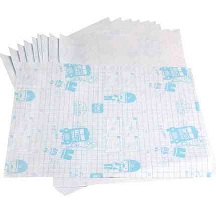 1 Pack 10 Sheets Matte Transparent Book Wrapping Film